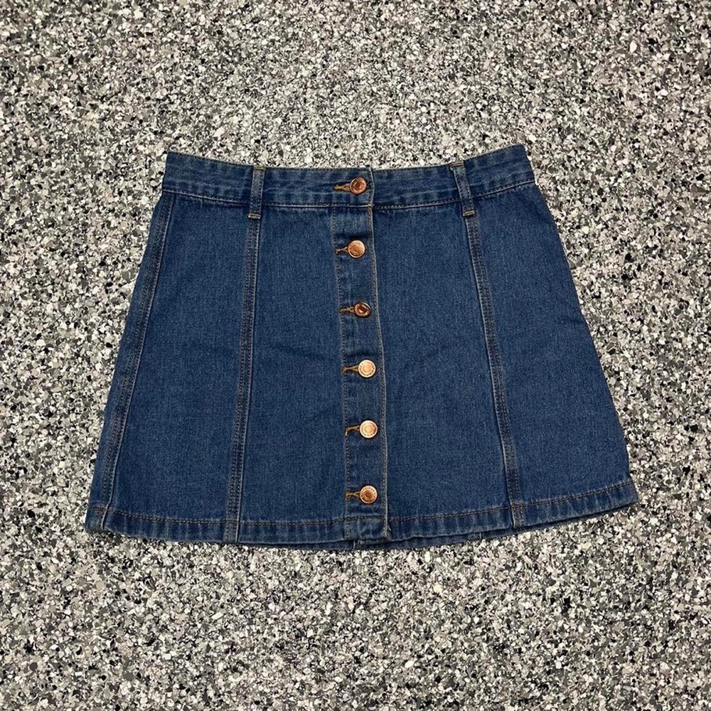 DENIM MINI SKIRT🧿